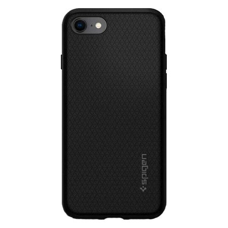 Spigen - Étui Liquid Air pour iPhone 7, 8, SE 2020 & SE 2022, noir