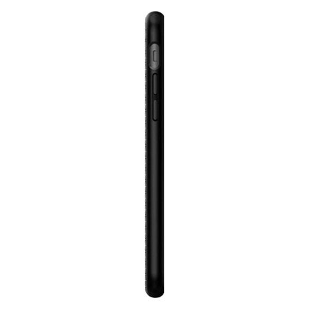 Spigen - Étui Liquid Air pour iPhone 7, 8, SE 2020 & SE 2022, noir