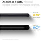 Spigen - Étui Liquid Air pour iPhone 7, 8, SE 2020 & SE 2022, noir