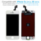 Écran pour iPhone 5S, SE, White, Tactile avec cadre
