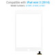 Apple iPad Mini 3 - Écran tactile (Blanc)