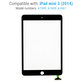 Apple iPad Mini 3 - Écran tactile (Noir)