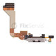 Apple iPhone 4 - Connecteur de charge + Microphone + Câble flexible (Noir)
