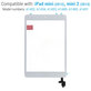 Tactile pour iPad Mini, Mini 2, White