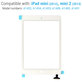 Tactile avec connecteur IC pour iPad Mini, Mini 2, White