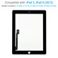Tactile pour iPad 3, iPad 4, Black