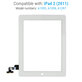 Tactile pour iPad 2, White