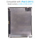 Apple iPad 2 - Écran LCD OLED
