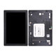 Asus ZenPad 10 Z300C, Z300CT, Z300CX, ZD300C - Ecran LCD + Vitre Tactile + Cadre (Noir) - 90NP0222-R20010 Genuine Service Pack