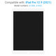 Écran LCD pour iPad Pro 12.9" (1st Gen 2015), White, Tactile sans cadre, Refurbished