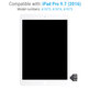 Écran LCD pour iPad Pro 9.7" (2016), White, Tactile sans cadre