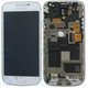 Samsung Galaxy S4 Mini i9195 - Écran LCD + Ecran Tactile + Cadre (White Frost) - GH97-14766B Genuine Service Pack