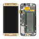 Samsung Galaxy S6 Edge G925F - Écran LCD + Ecran Tactile + Cadre (Or Platine) - GH97-17162C, GH97-17317C, GH97-17334C Genuine Service Pack