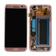 Samsung Galaxy S7 Edge G935F - Écran LCD + Ecran Tactile + Cadre (Or Rose) - GH97-18533E, GH97-18594E, GH97-18767E Genuine Service Pack