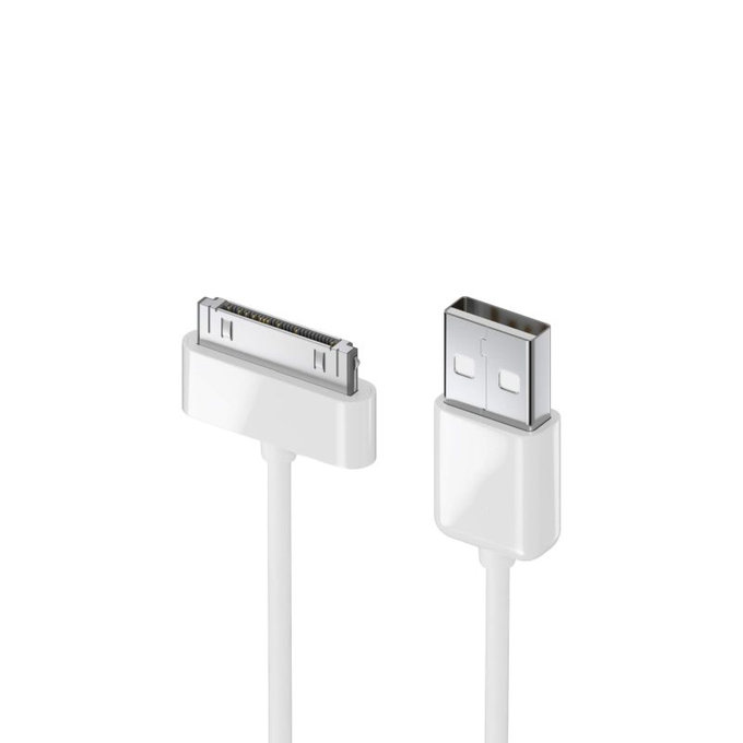 30-pin / USB câble, 1 m, compatible avec Apple