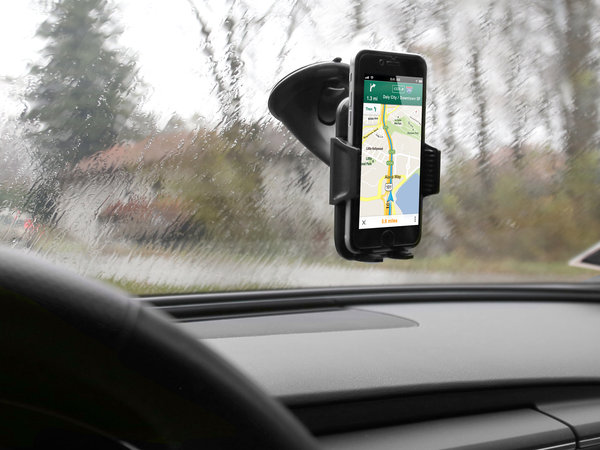 SBS - Support voiture, ventouse universelle FREEWAY s, noir