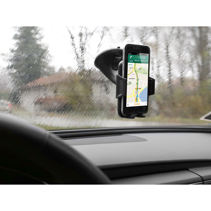 SBS - Support voiture, ventouse universelle FREEWAY s, noir