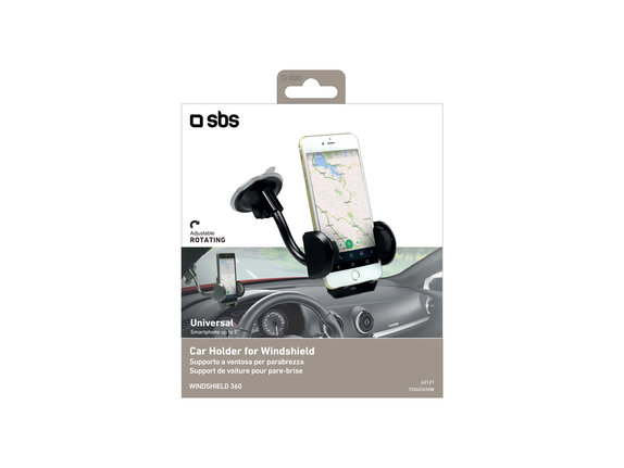 SBS - Ventouse pour support voiture FREEWAY, noir