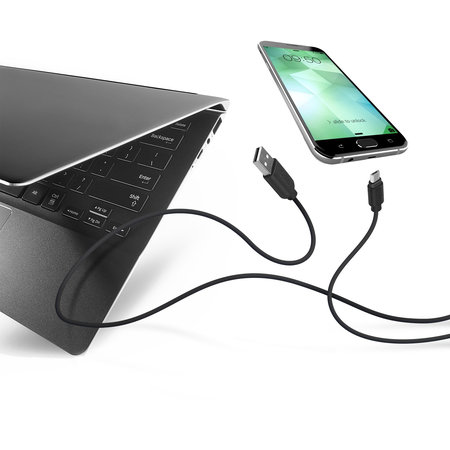 SBS - Câble Micro-USB / USB (2m), noir