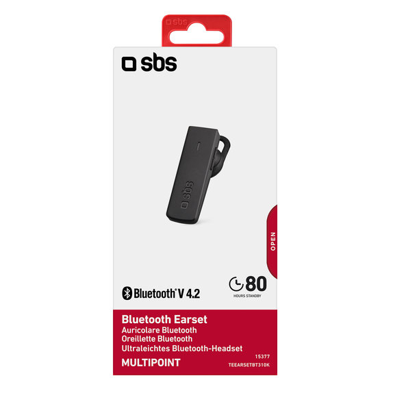 SBS - BT310 Écouteurs Bluetooth, noir