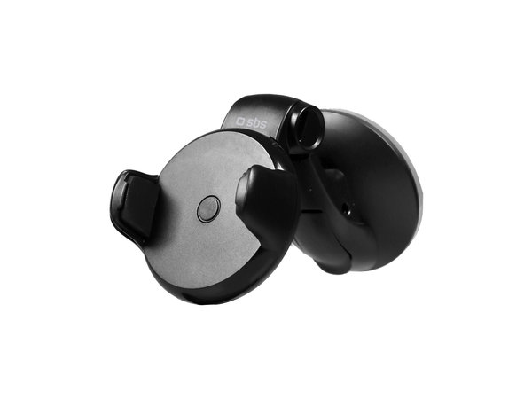 SBS - Support voiture universel ONE TOUCH s Ventouse, noir
