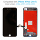 Apple iPhone 8 Plus - Écran LCD + Écran Tactile + Cadre (Noir) Refurbished