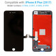 Écran pour iPhone 8 Plus, Black, Tactile avec cadre, Refurbished