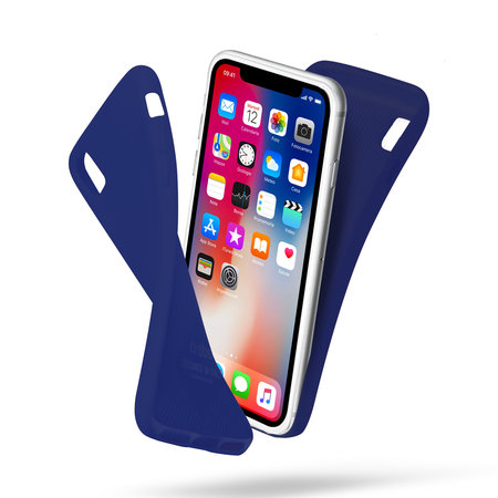 SBS - Polo Étui pour iPhone X, bleu