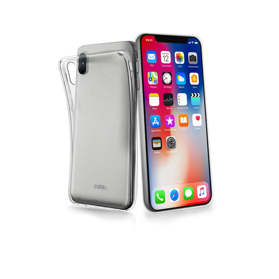SBS - Étui skinny pour iPhone X, XS & 11 Pro, transparent
