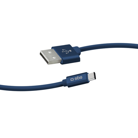 SBS - Câble USB-C / USB (1m), bleu