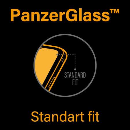 PanzerGlass - Verre Trempé Privacy Standard Fit pour iPhone X, XS et 11 Pro, transparent