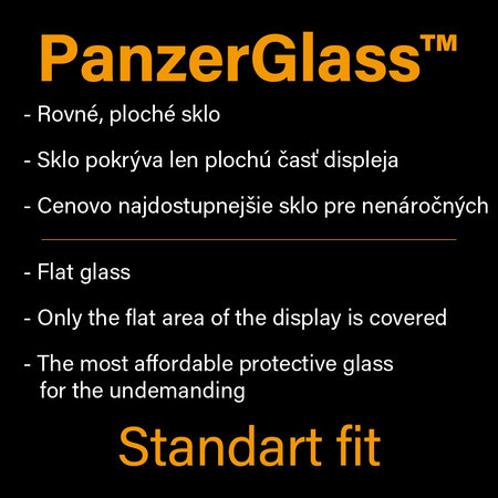 PanzerGlass - Verre Trempé Privacy Standard Fit pour iPhone X, XS et 11 Pro, transparent