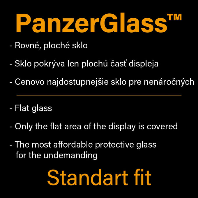 PanzerGlass - Verre Trempé Privacy Standard Fit pour iPhone X, XS et 11 Pro, transparent
