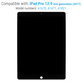 Apple iPad Pro 12.9 (2nd Gen 2017) - Écran LCD + Écran tactile + Carte IC (Black) Refurbished