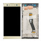 Sony Xperia XA2 Ultra Dual - Écran LCD + Écran tactile + Cadre (Or) - 78PC2300040 Genuine Service Pack