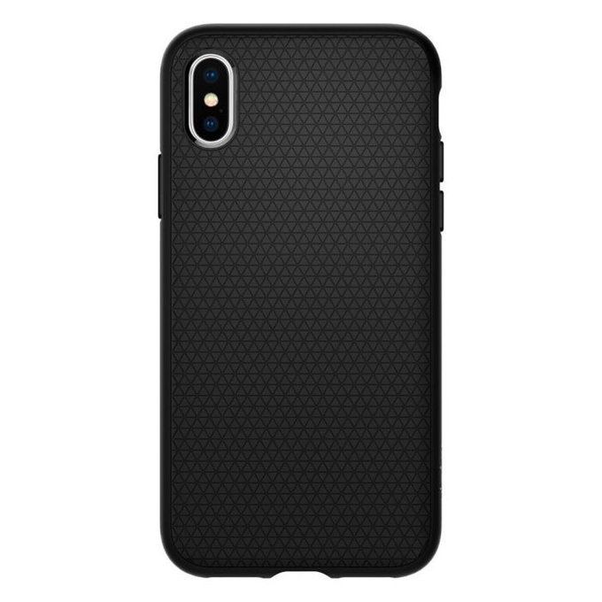 Spigen - Étui Liquid Air pour iPhone X ét XS, noir