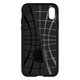 Spigen - Étui Liquid Air pour iPhone X ét XS, noir