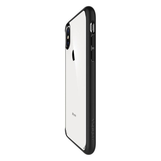 Spigen - Coque Ultra Hybride pour iPhone X & XS, Matte Black