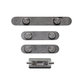 Apple iPhone XS Max - Ensemble de boutons latéraux - Alimentation + Volume + Muet (Gris sidéral)