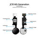 Apple iPhone 7, 7 Plus, 8, 8 Plus, SE (2020), SE (2022) - Bouton Home JCID 6 Gen (Argent)