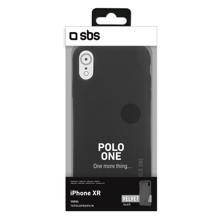 SBS - Coque Polo One pour iPhone XR, noir
