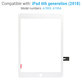 Tactile pour iPad (6th Gen 2018), White