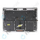 Apple MacBook Pro 13" A1706 (Fin 2016 - Mi 2017) - Cadre clavier supérieur + clavier US + microphone + trackpad + haut-parleurs (Argent)