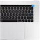 Apple MacBook Pro 15" A1707 (Fin 2016 - Mi 2017) - Cadre clavier supérieur + clavier US + microphone + trackpad + haut-parleurs (Argent)