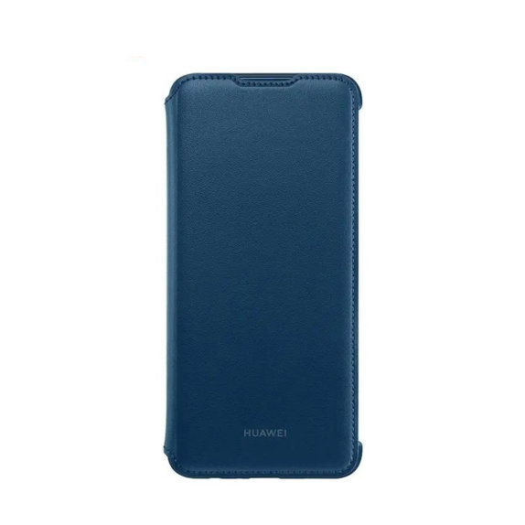 Huawei - Étui portefeuille pour Huawei P Smart 2019, bleu