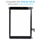 Apple iPad Air - Écran tactile + bouton Home (Noir)