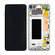 Samsung Galaxy S10 G973F - Écran LCD + Écran Tactile + Cadre (Blanc Prisme) - GH82-18850B, GH82-18835B Genuine Service Pack