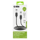 SBS - Câble USB-C / USB-C (1,5 m), noir