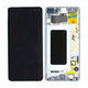 Samsung Galaxy S10 Plus G975F - Écran LCD + Écran tactile + Cadre (Bleu prisme) - GH82-18849C, GH82-18834C Genuine Service Pack
