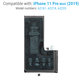 Batterie pour iPhone 11 Pro Max, 3969mAh